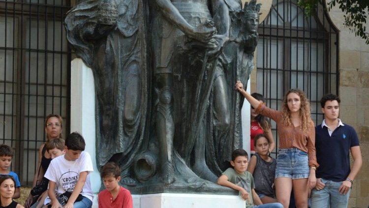 Denkmal in Maltas Hauptstadt La Vallette