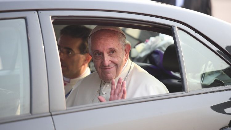 Papst Franziskus bei seiner dritten Asienreise