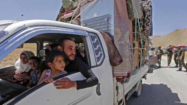 Flüchtlinge aus Syrien an der Grenze zum Libanon, Juni 2018