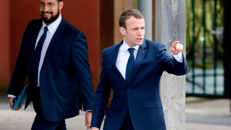 Emmanuel Macron et Alexandre Benalla