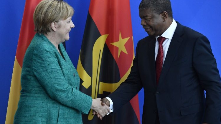 Angela Merkel e João Lourenço