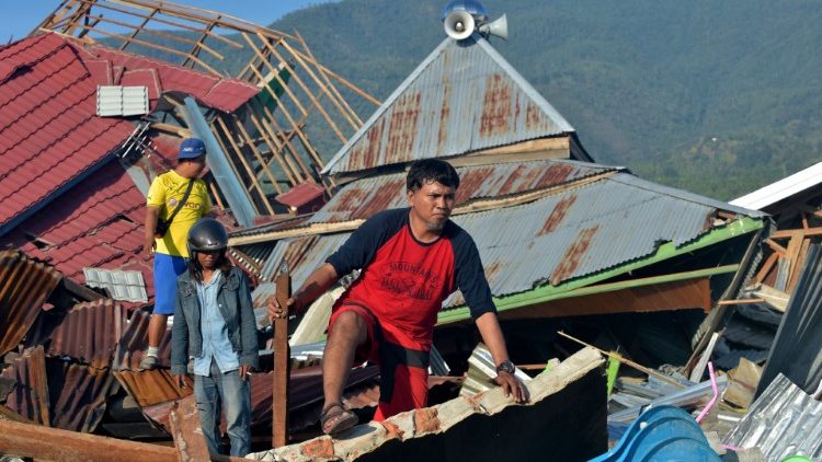 Palu, Indonesien, nach der verheerenden Tsunami-Kastastrophe vom Freitag: ein Bild der Zerstörung