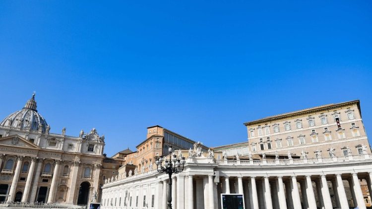 Pope Francis prays the Angelus on World Mission Sunday