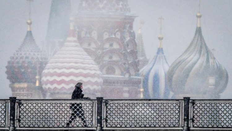 Catedral de São Basílio na Praça Vermelha, em Moscou