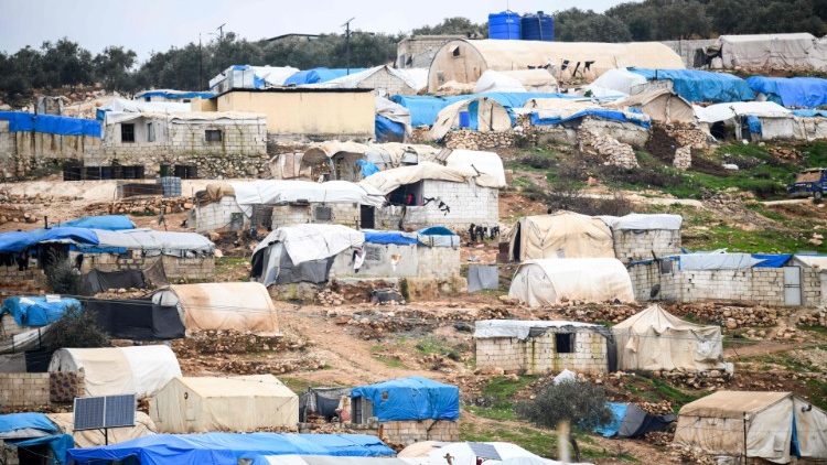 Desplazados a causa de las lluvias en el noroeste de la provincia de Aleppo