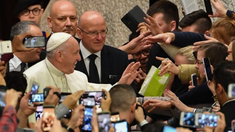 Pope Francis at the General audience of Jan. 30, 2019.