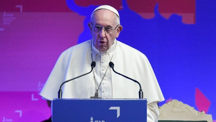 Папа падчас візіту ў штаб-кватэру ФАО