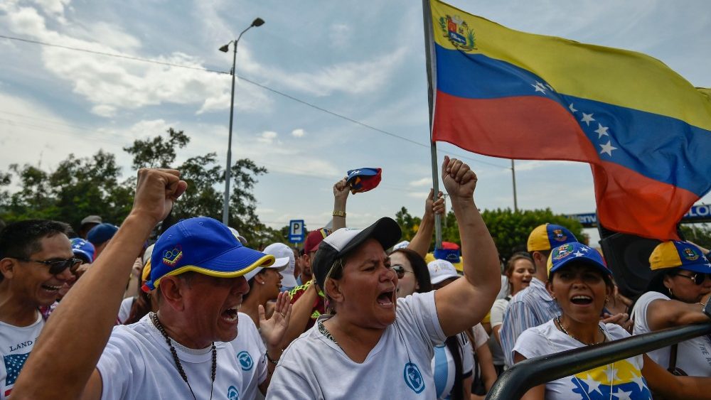 Manifestazione per chiedere la riapertura delle frontiere con la Colombia