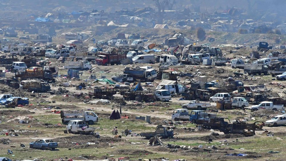 Baghuz prima della conquista delle Forze curdo-siriane