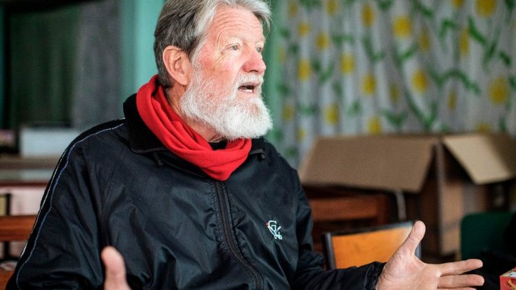 Le père Pedro Opeka, fondateur de l'association Akamosa à Antananarive