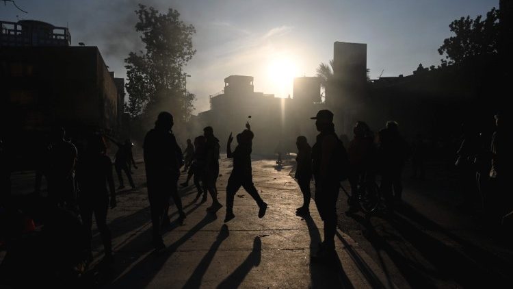 Le proteste a Santiago del Cile