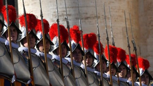 Schweizergarde: Exerzitien in Albaner Bergen