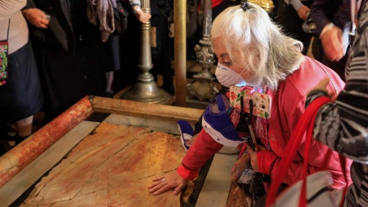 Na Terra Santa, a epidemia de coronavírus obrigou o frechamento de alguns locais de culto