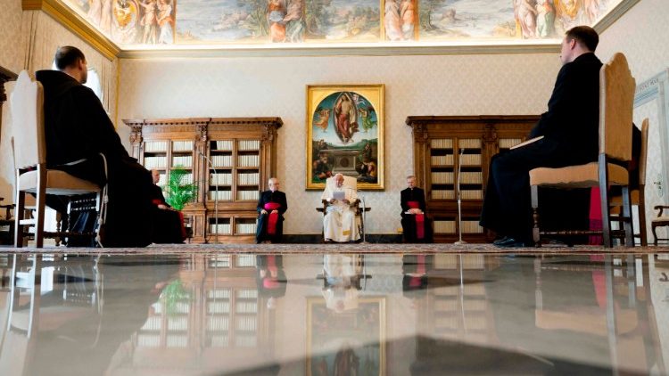 Pope Francis during his General Audience