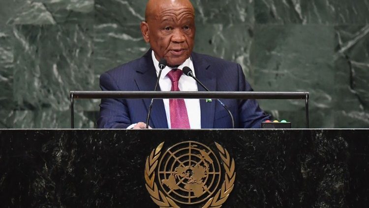 Un rappresentante del Lesoto all'Onu