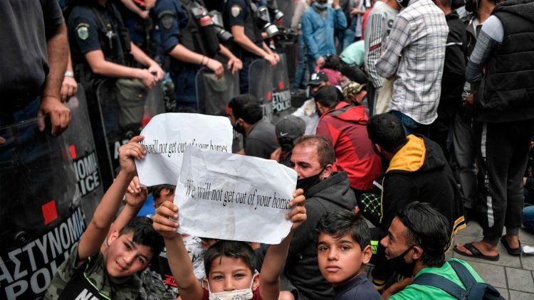 Migrantenkinder in Griechenland