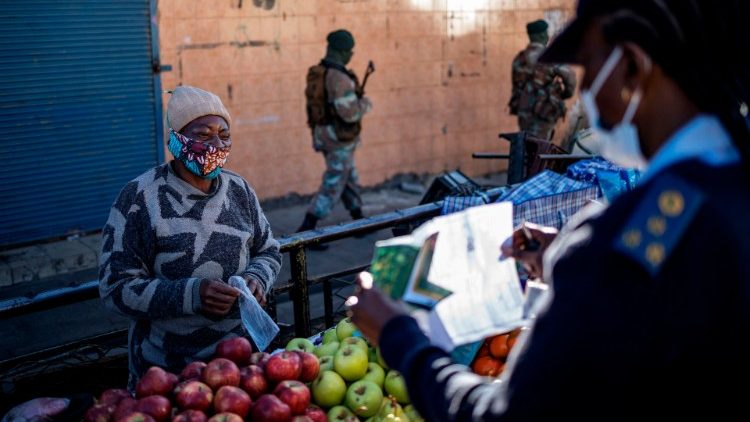 Markststand in Südafrika