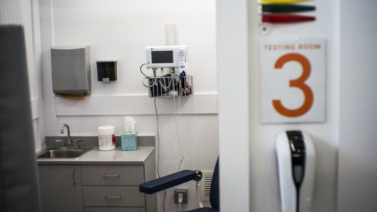 COVID-19-Testlabor in Newark (USA)