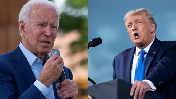 Wer wird's? Joe Biden und Donald Trump