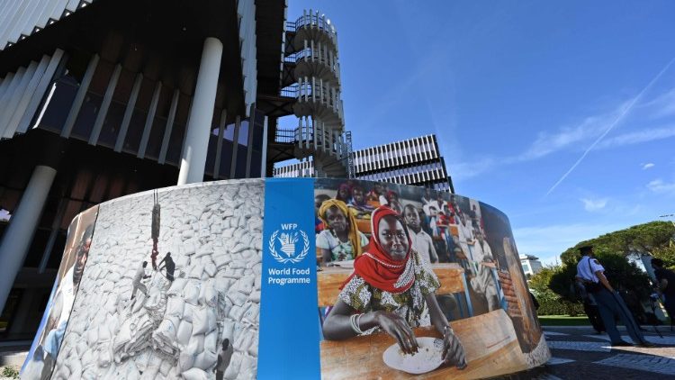 La ayuda del Programa Mundial de Alimentos.