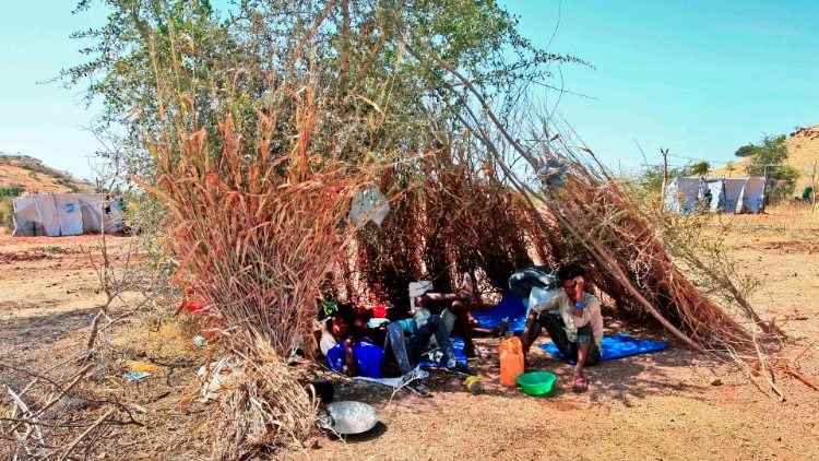 Flüchtlinge aus dem äthiopischen Norden im Sudan