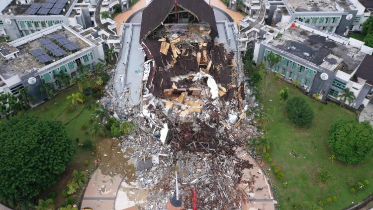 Das Beben vom Freitag in Indonesien hat auf Sulawesi große Zerstörung hinterlassen