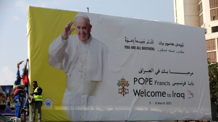 सन्त पापा फ्राँसिस की यात्रा के लिये प्रतीक्षारत ईराक