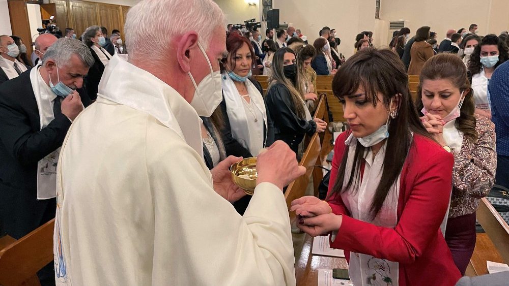 Chaldejská katedrála sv. Jozefa v Bagdade, 6. marca 2021