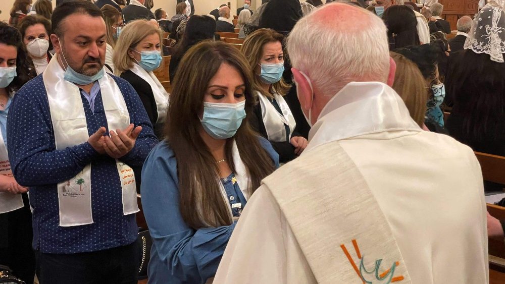 Chaldejská katedrála sv. Jozefa v Bagdade, 6. marca 2021