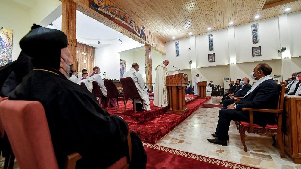 Chaldejská katedrála sv. Jozefa v Bagdade, 6. marca 2021