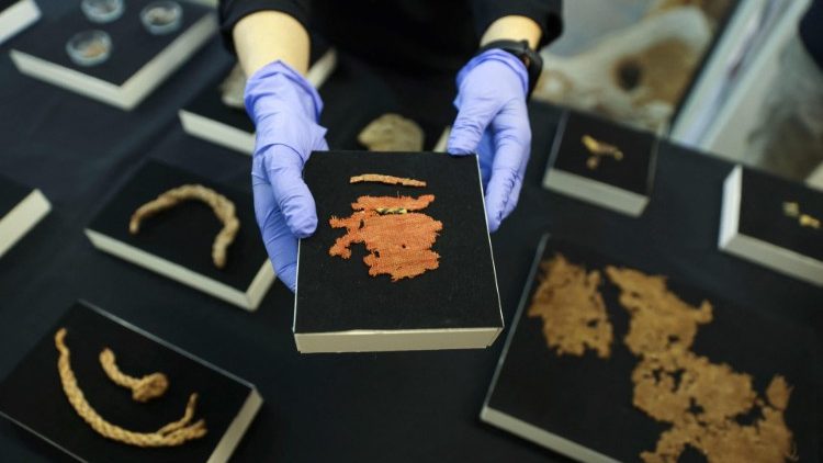 Découverte archéologique israélienne, le 16 mars 2021. 