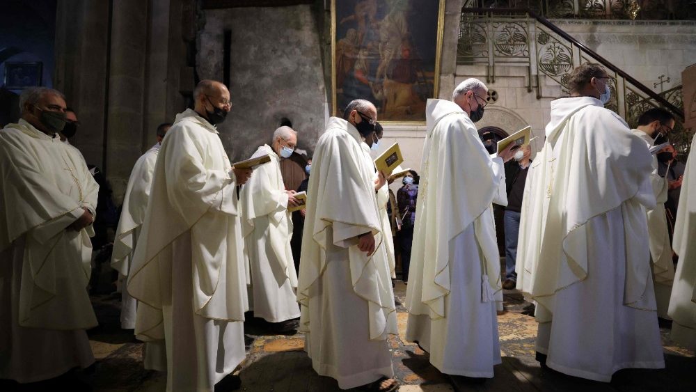 Vigília Pascal na Basílica do Santo Sepulcro