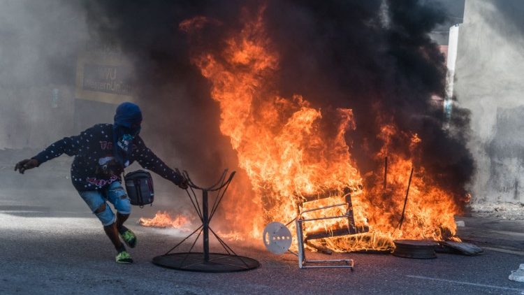 Ein Archivphoto der Proteste, die schon seit Wochen die Karibikinsel erschüttern
