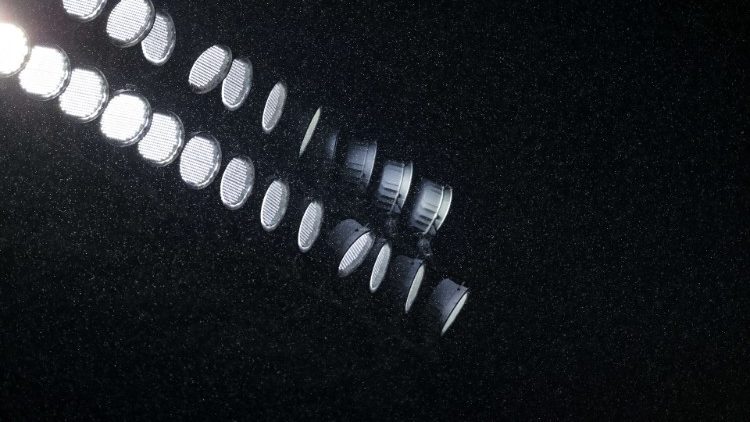 Scheinwerfer im Regen