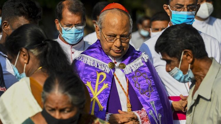 Le cardinal Malcolm Ranjith, archevêque de Colombo