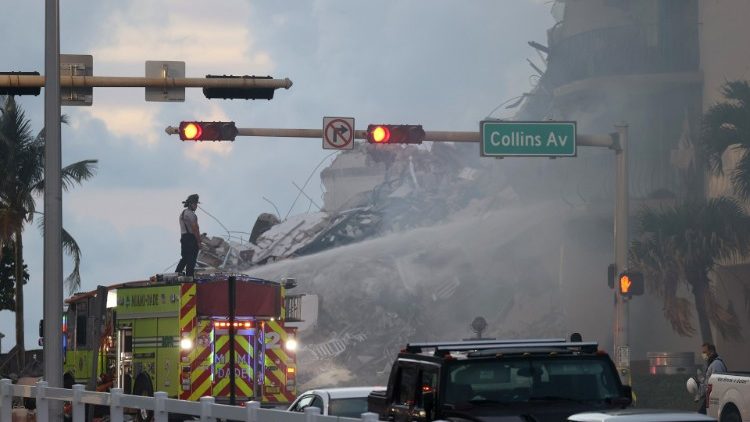 Residential Building In Miami Area Partially Collapses