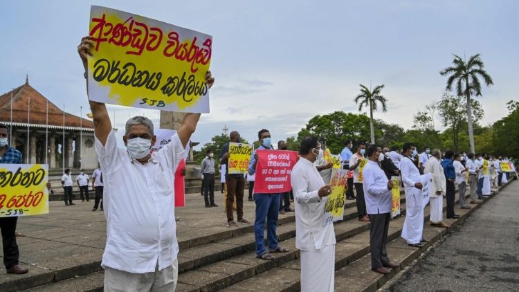 Proteste in Sri Lanka