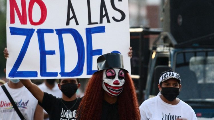 Proteste in Honduras gegen das ZEDE-Gesetz