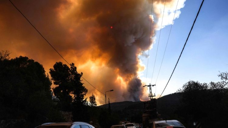 Incendios cerca de la Ciudad Santa