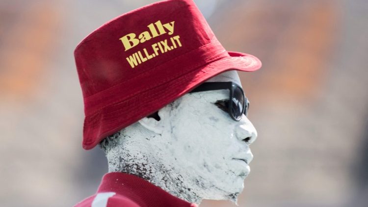 Ein Anhänger des neuen sambischen Präsidenten Hichilema