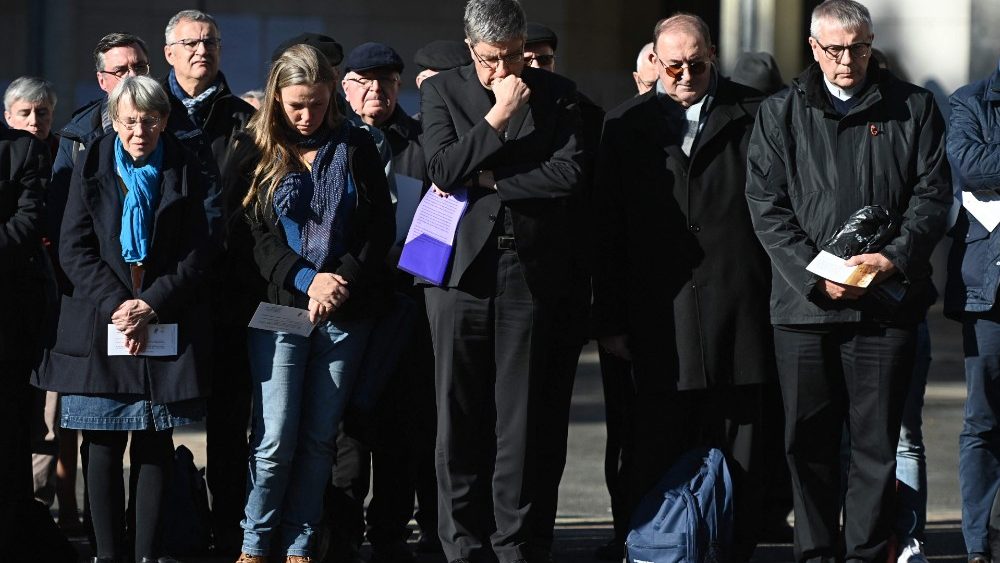Temps mémoriel pour les victimes d'abus sexuels, à Lourdes, le 6 novembre. 