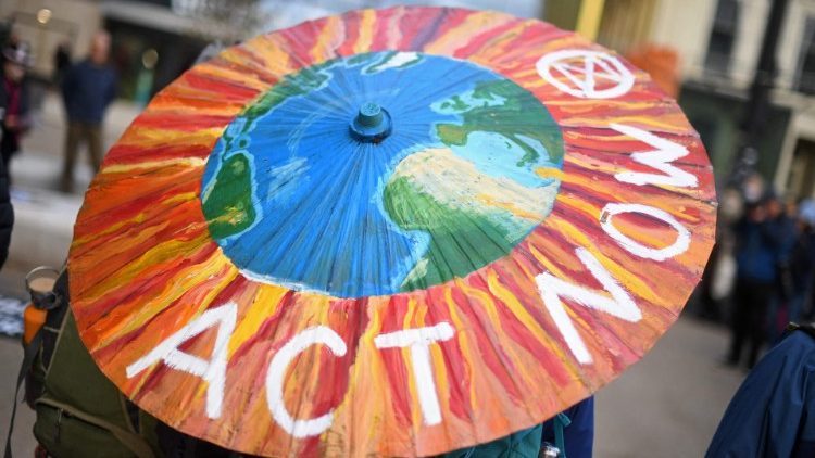 Demonstration für mehr Klimaschutz in Glasgow, wo derzeit der Klimagipfel COP26 tagt