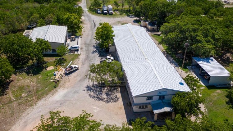 Luftbild vom Hauptquartier der Christian Aid Ministries