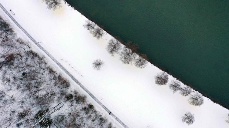 Schnee bei Winterberg am 9. Januar