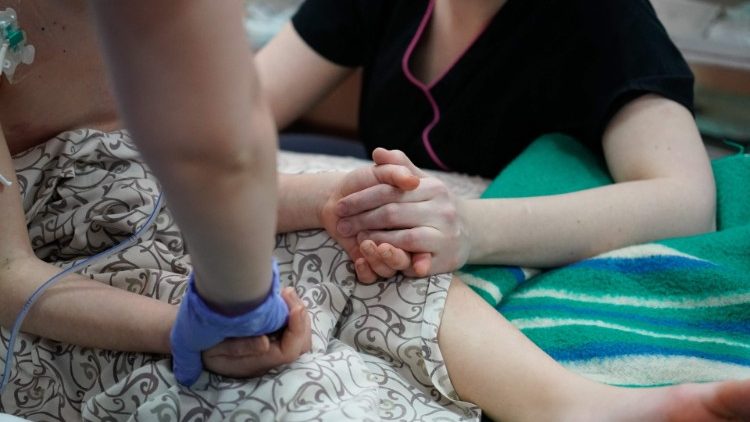 Kinderkrankenhaus in Zaporischja in der Ukraine