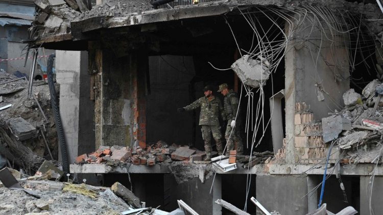 Вынік бамбардзіроўкі Кіева