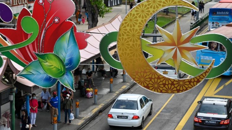 In Singapur, eine Stadtansicht