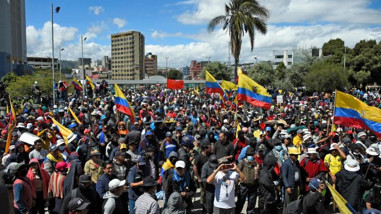 El paro indígena tuvo lugar del 13 al 30 de junio y convocó a manifestaciones multitudinarias en distintos puntos del país. (Foto: AFP)