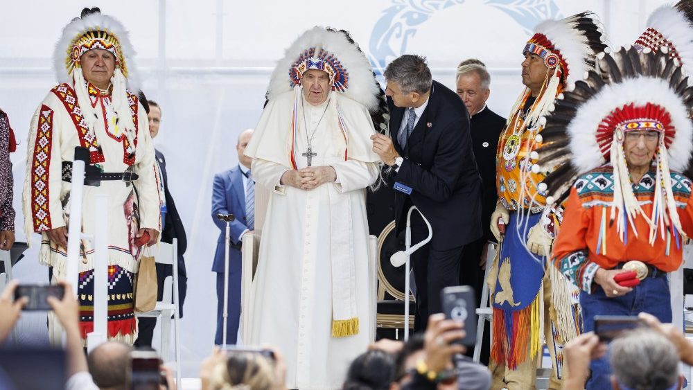 Pope Francis Visits Canada To Meet With Indigenous Communities