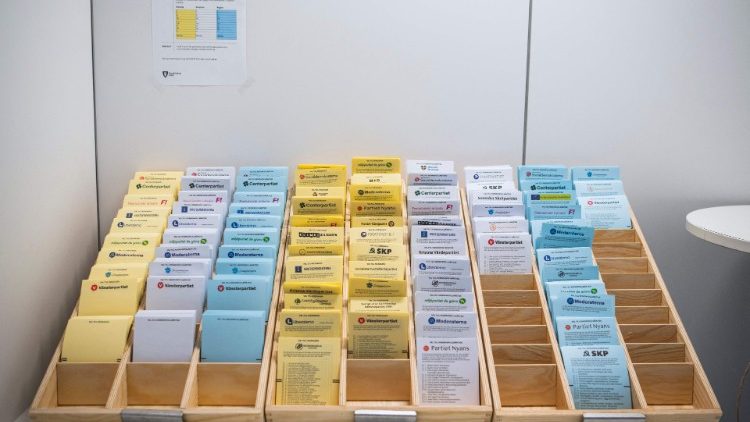 Les bulletins de vote pour les élections du dimanche 11 septembre 2022.